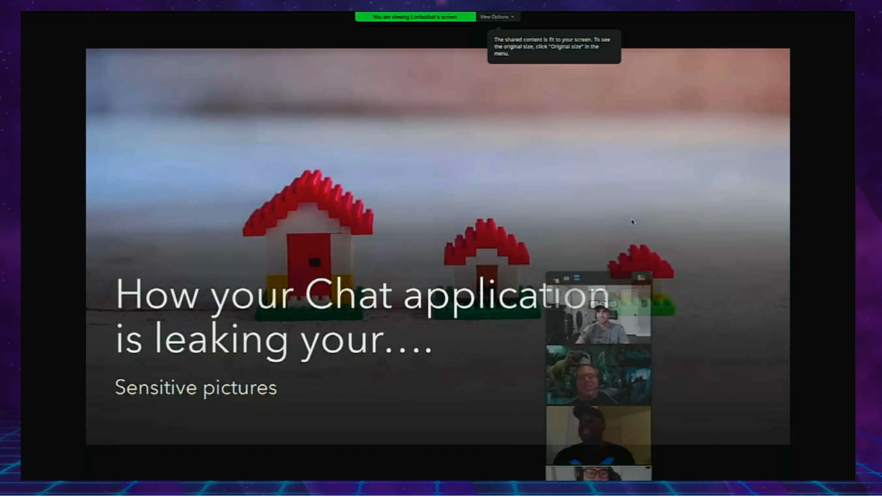 How Chat Applications Leak Your Photos